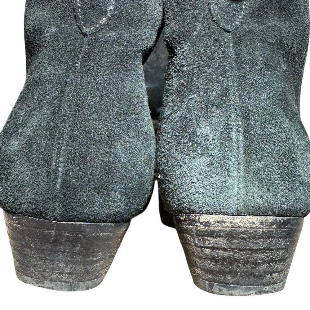 Isabel Marant Black Suede Chelsea Ankle Boots - Picture 8 of 15